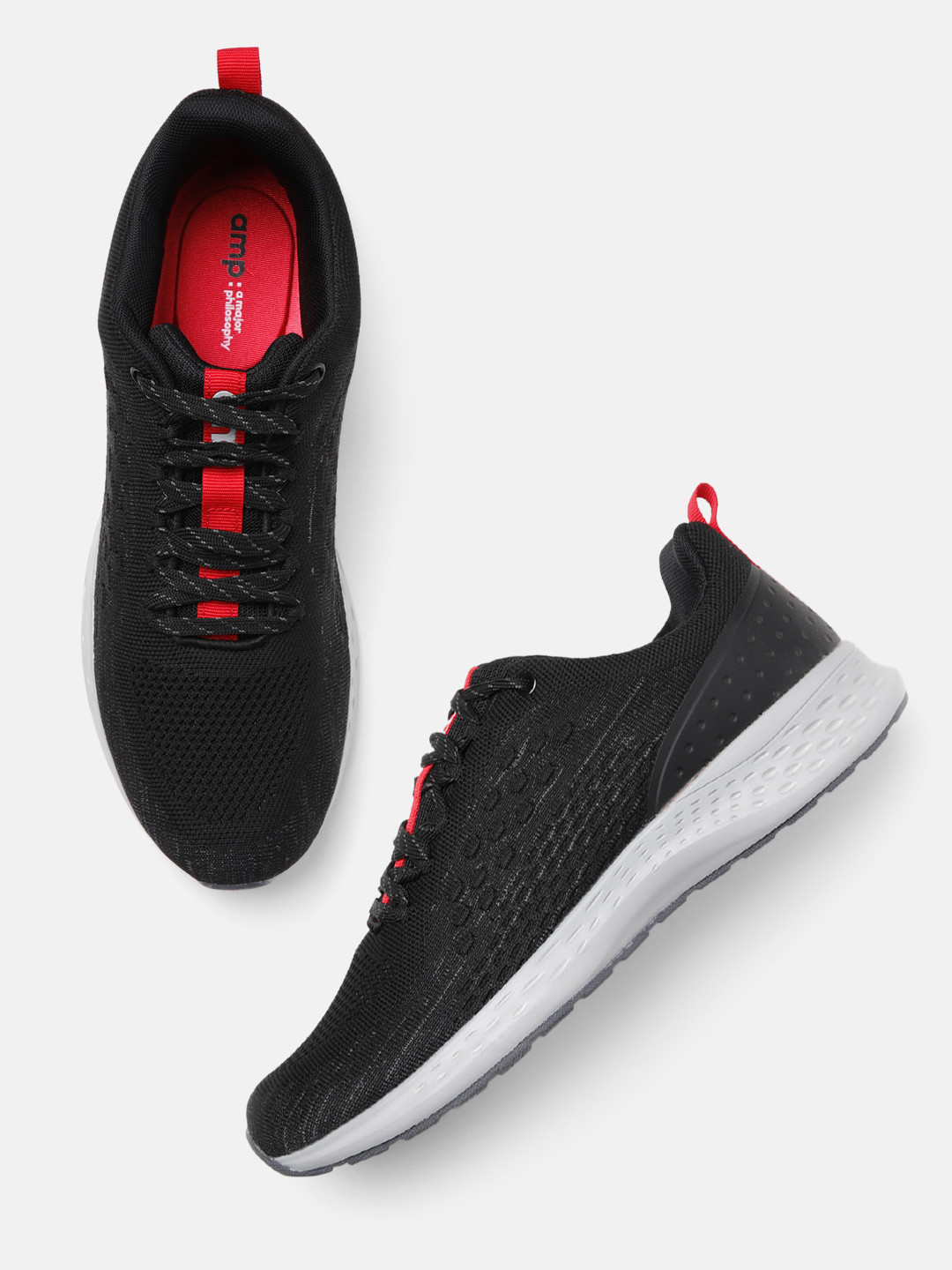 

AMP Men Training or Gym Shoes, Black