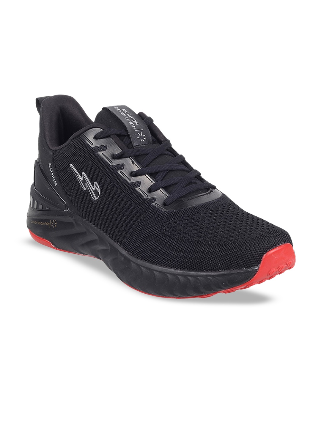 

WALKWAY by Metro Men Woven Design Comfort Insole Basics Sneakers, Black