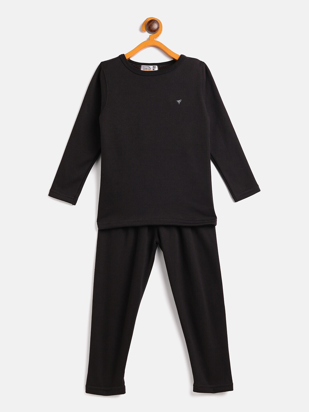 

NEVA Infants Solid Cotton Thermal Set, Charcoal