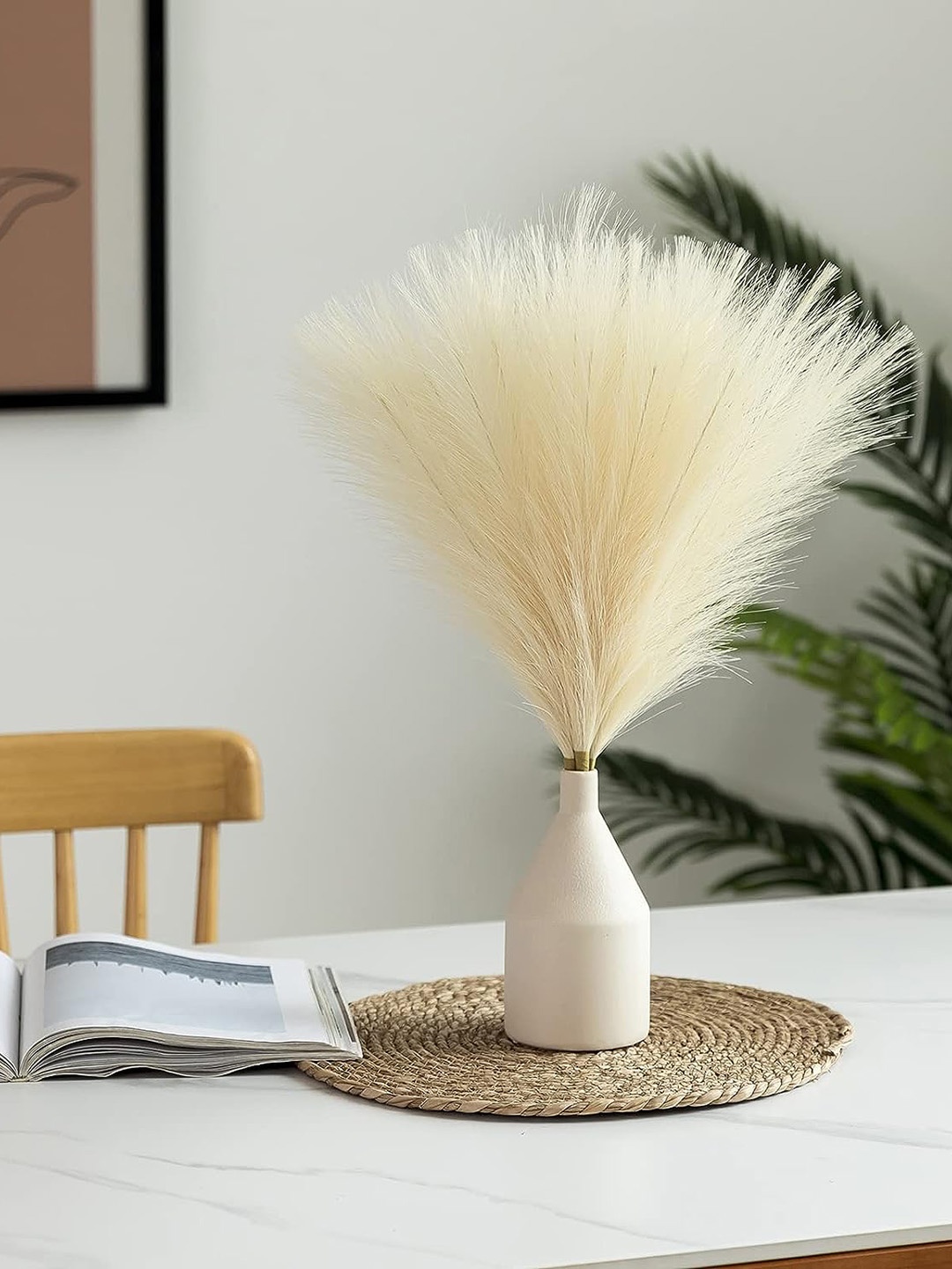 

XERGY Off-White 3 Pieces Pampas Grass Artificial Plants