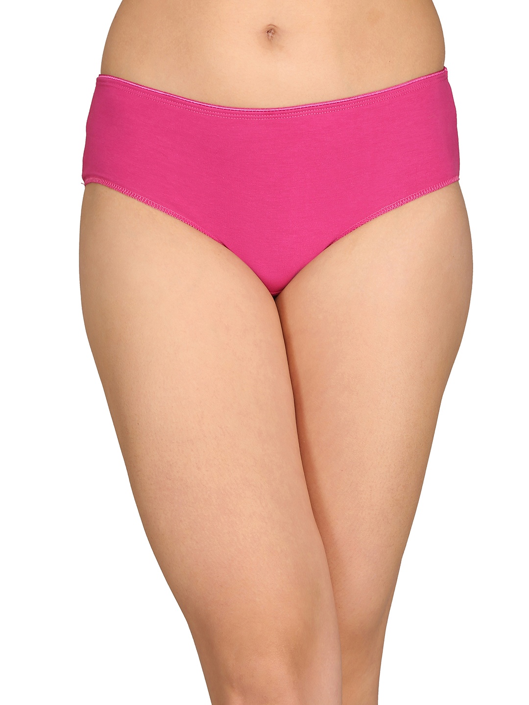 

Clovia Mid Waist No Panty Line Hipster PN2302P14, Pink