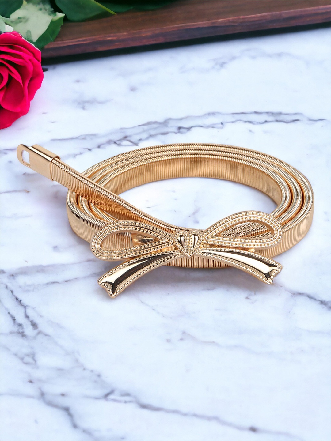 

DressBerry Women Embellished Belt, Gold