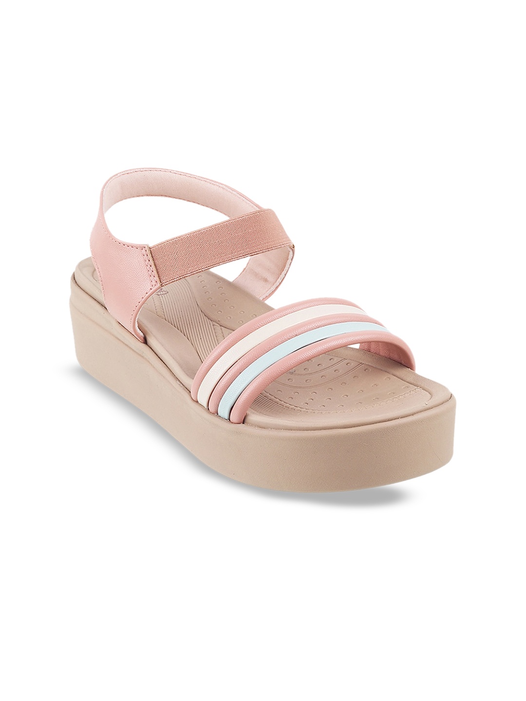 

Metro Open Toe Wedge Heels, Pink