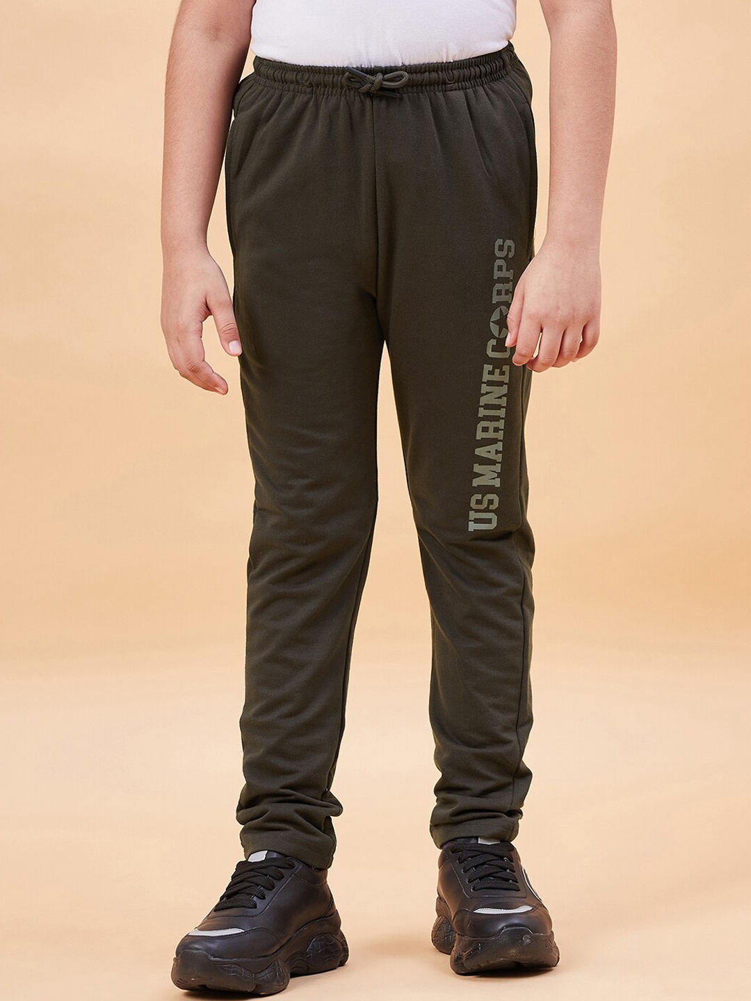 

Ben & Joe Kids Printed Antimicrobial Track Pants, Green