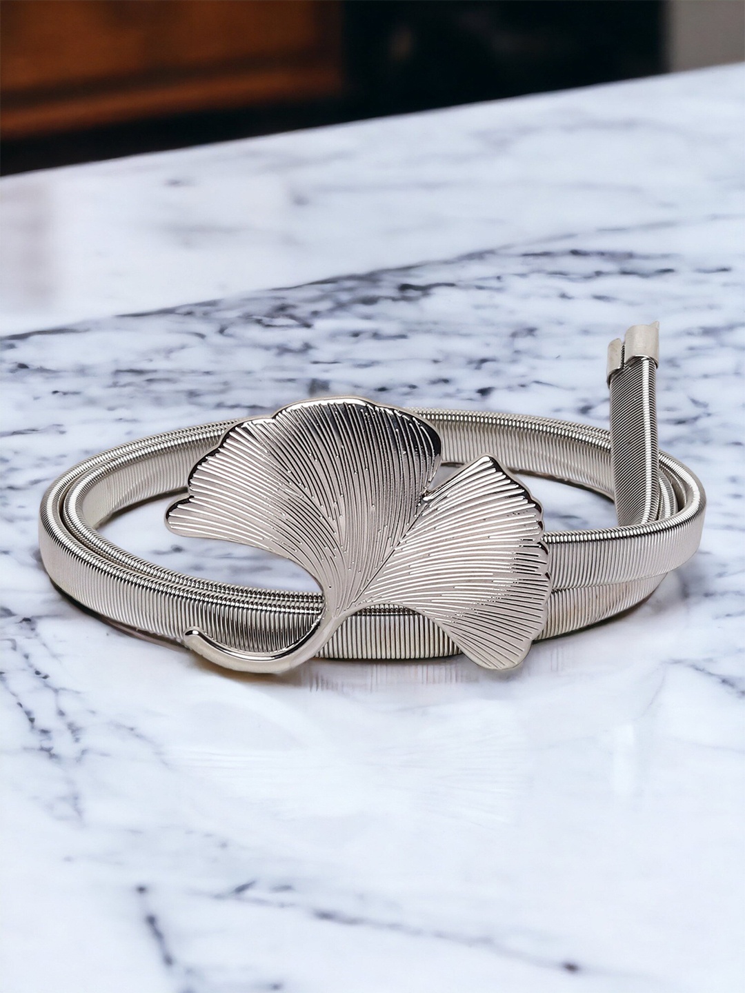 

DressBerry Women Silver-Plated Belt