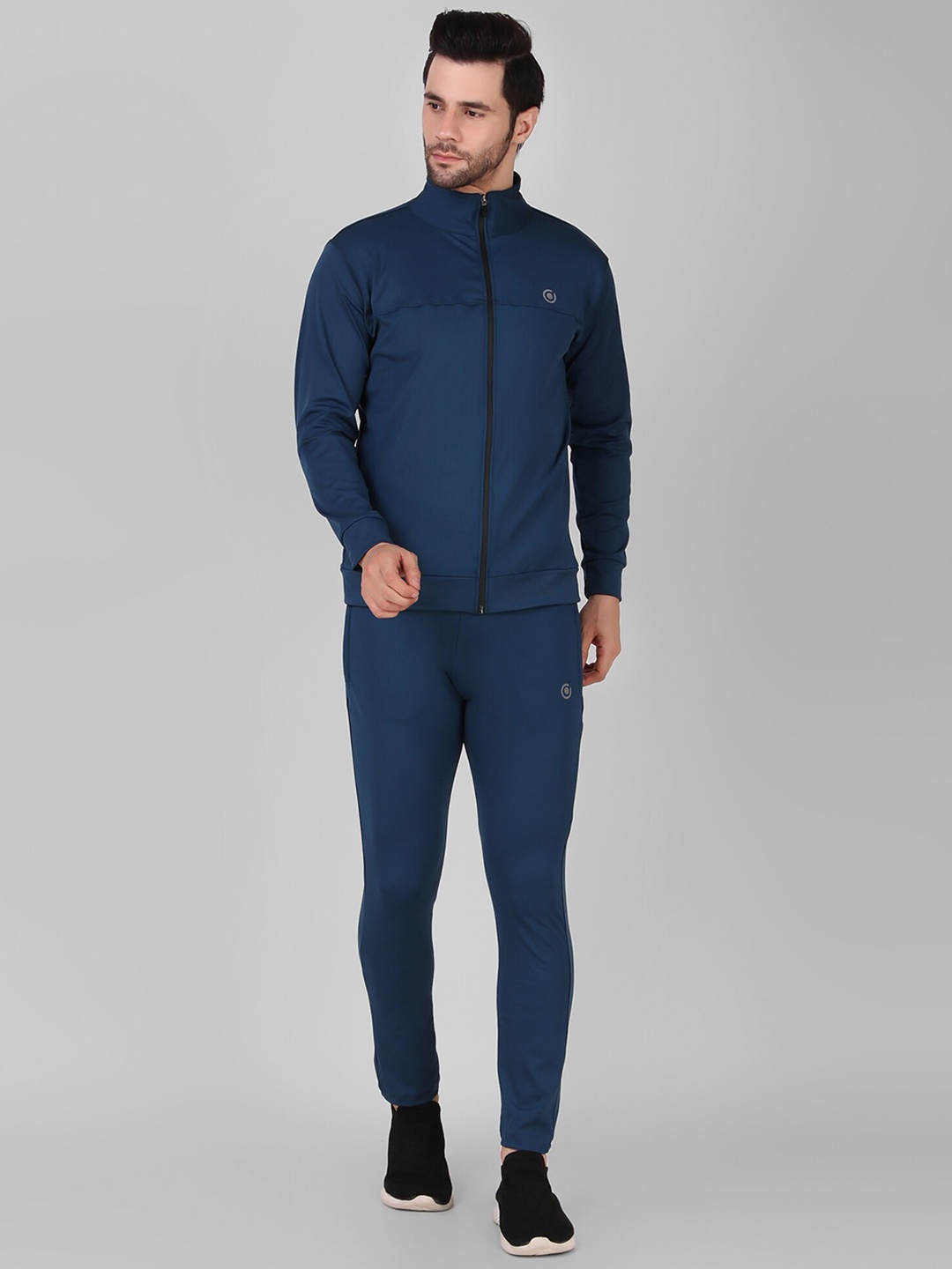 

DIAZ Mock Collar Mid Rise Tracksuits, Blue