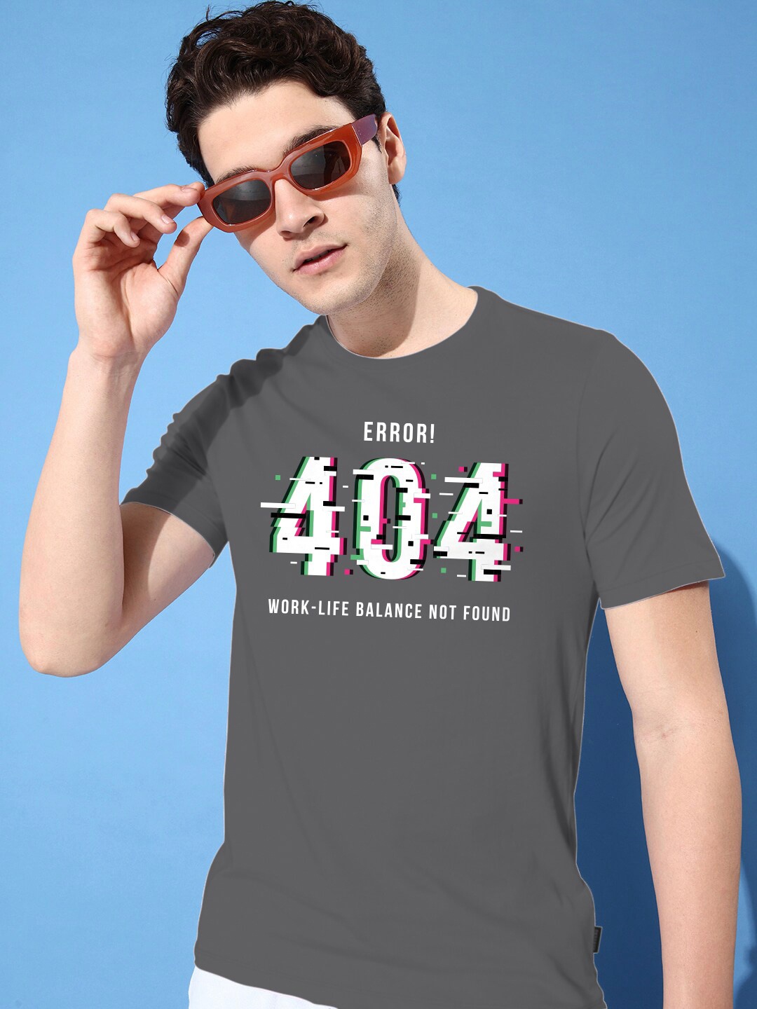 

Harvard Typography Printed Pure Cotton T-shirt, Charcoal