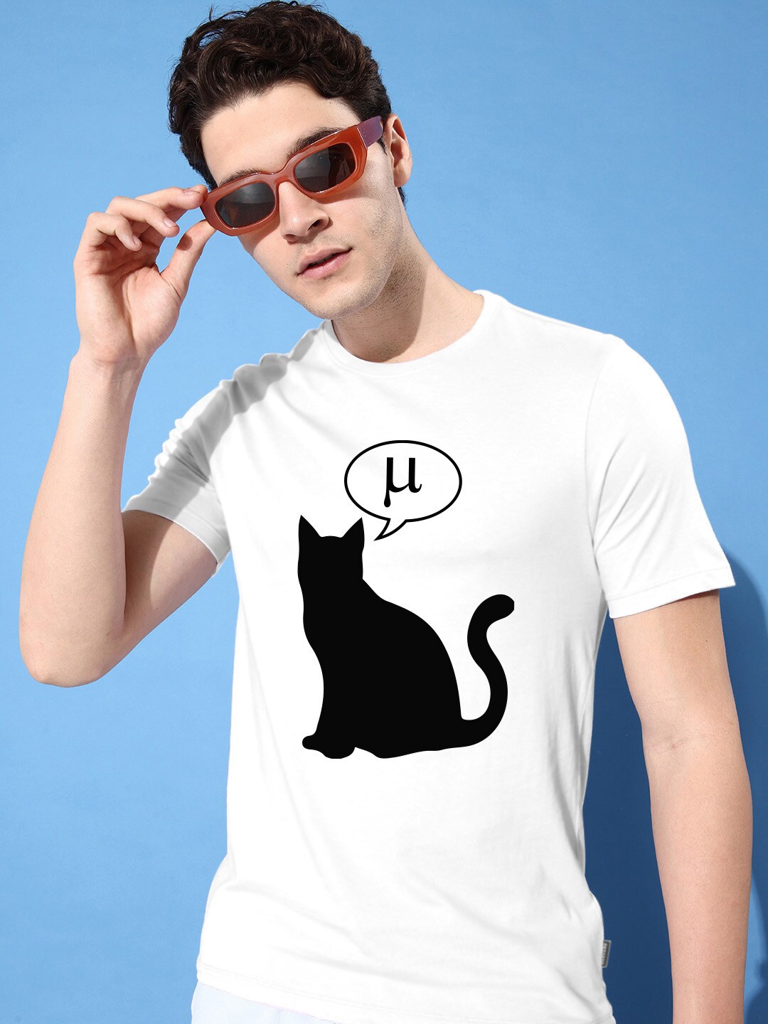 

Harvard Regular Fit Graphic Printed Round Neck Short Sleeve Cotton T-Shirt, White