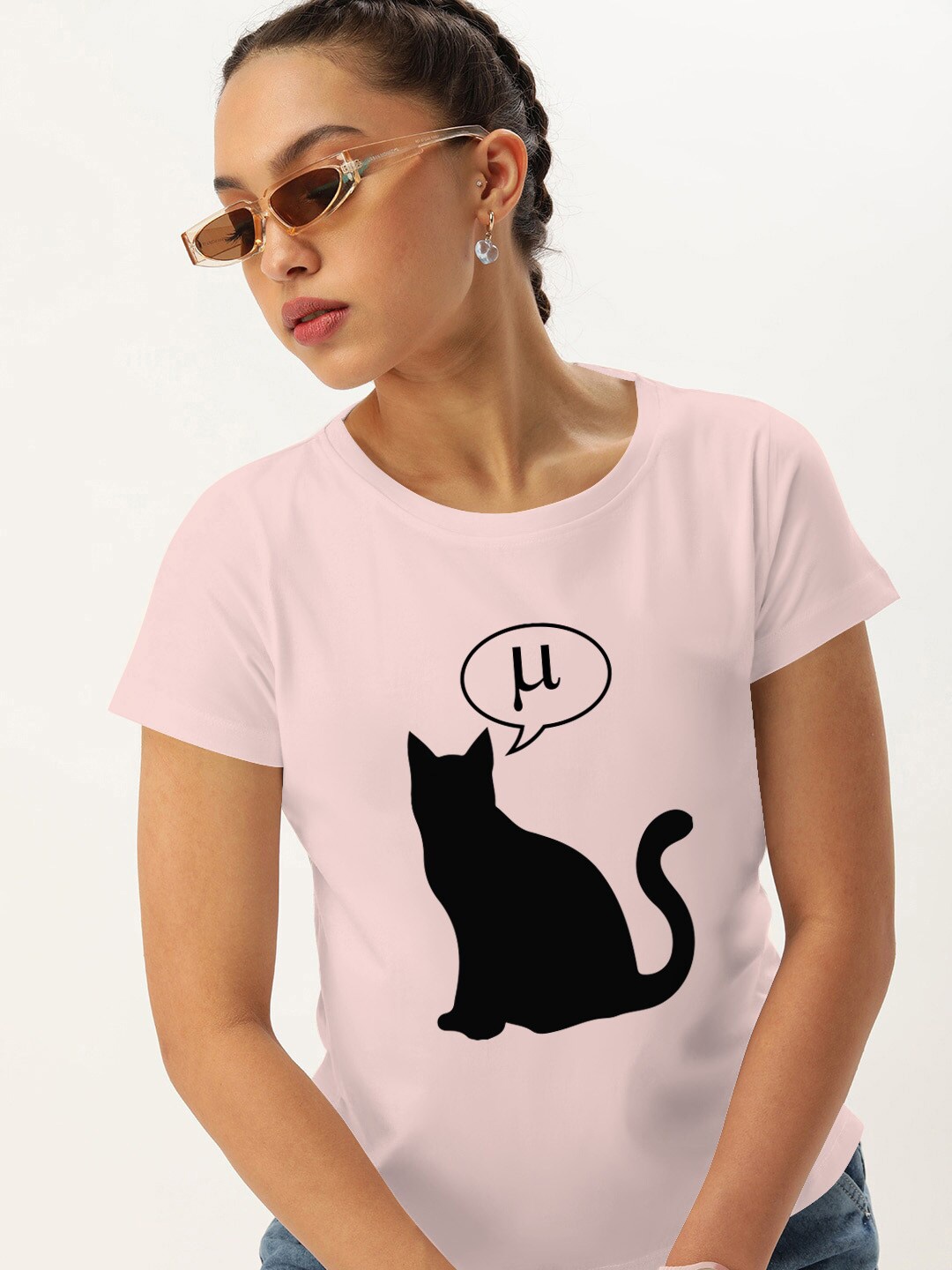 

Harvard Women Pink Printed Pockets T-shirt