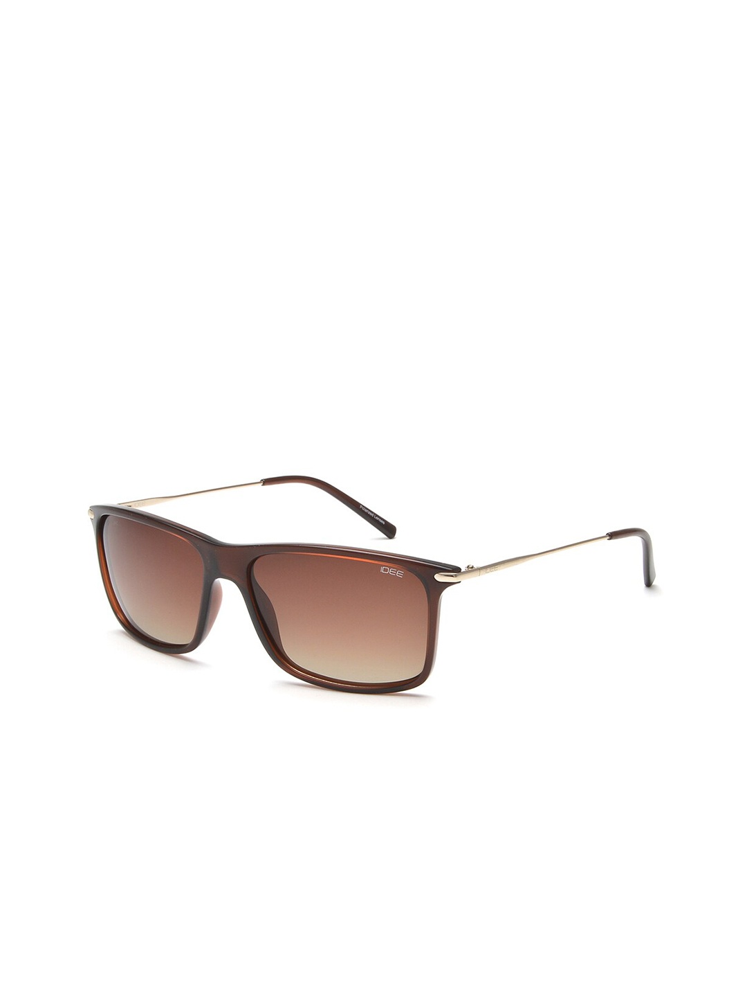 

IDEE Men Square Sunglasses with UV Protected Lens, Brown