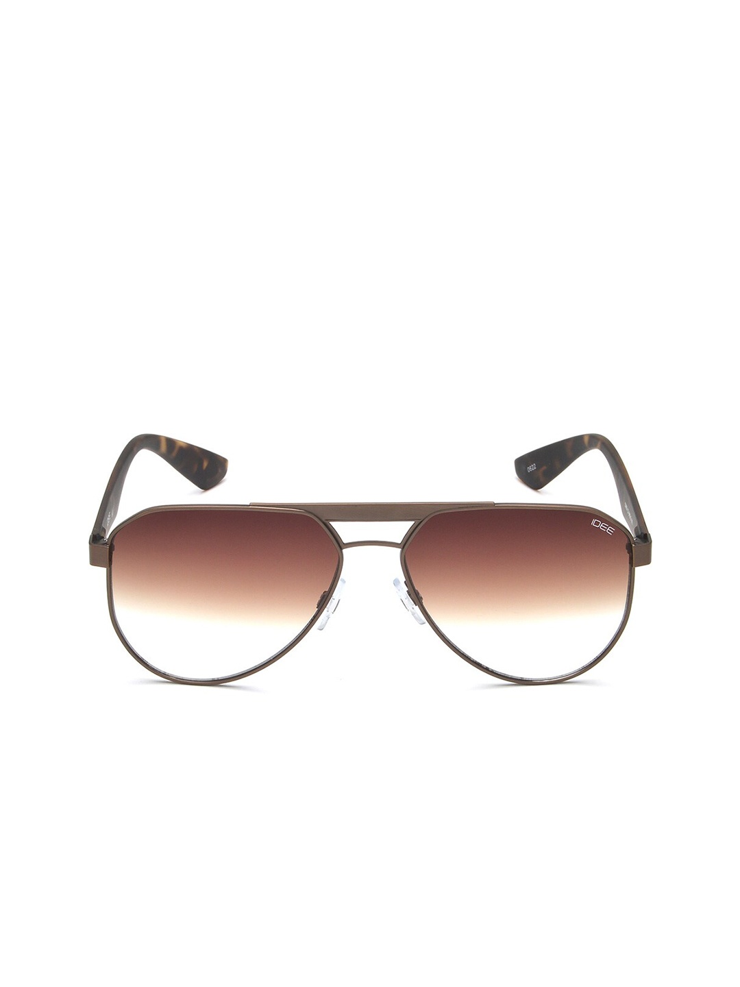 

IDEE Men Aviator Sunglasses With UV Protected Lens IDS2853C3SG, Brown