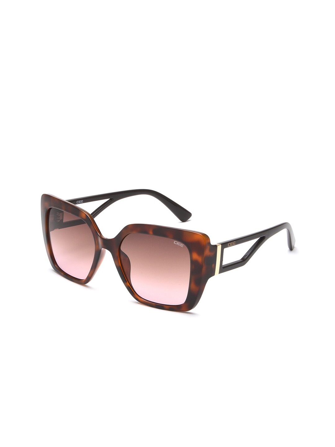 

IDEE Women Square Sunglasses with UV Protected Lens, Brown