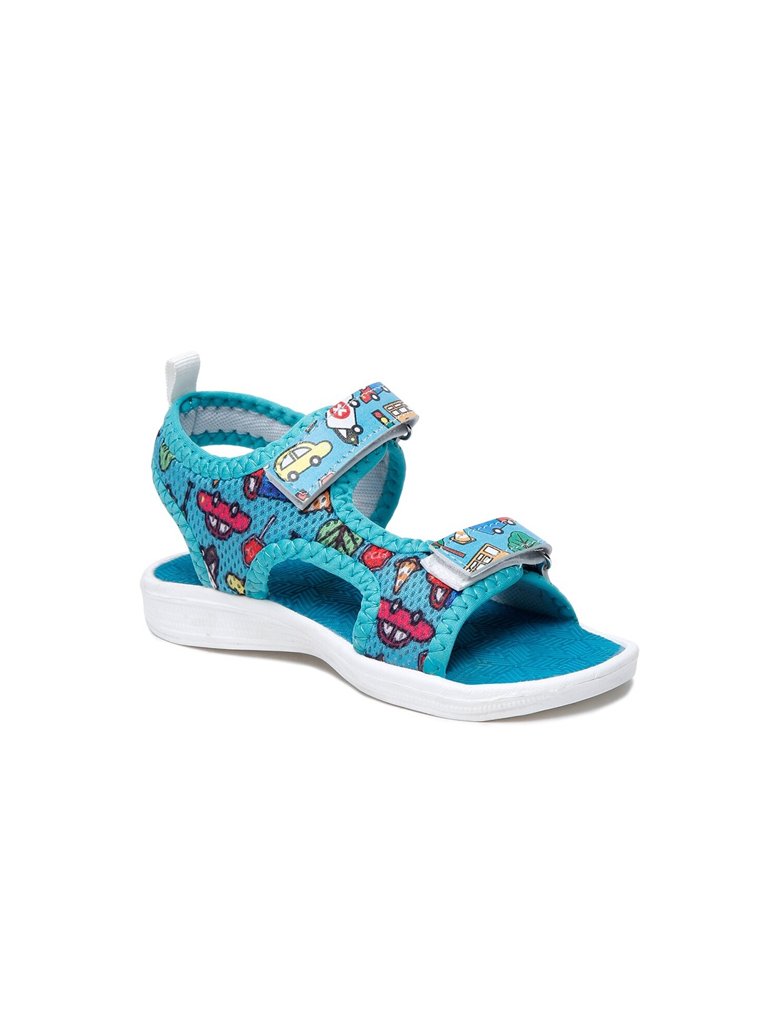 

YK Kids Printed Sports Sandals, Blue