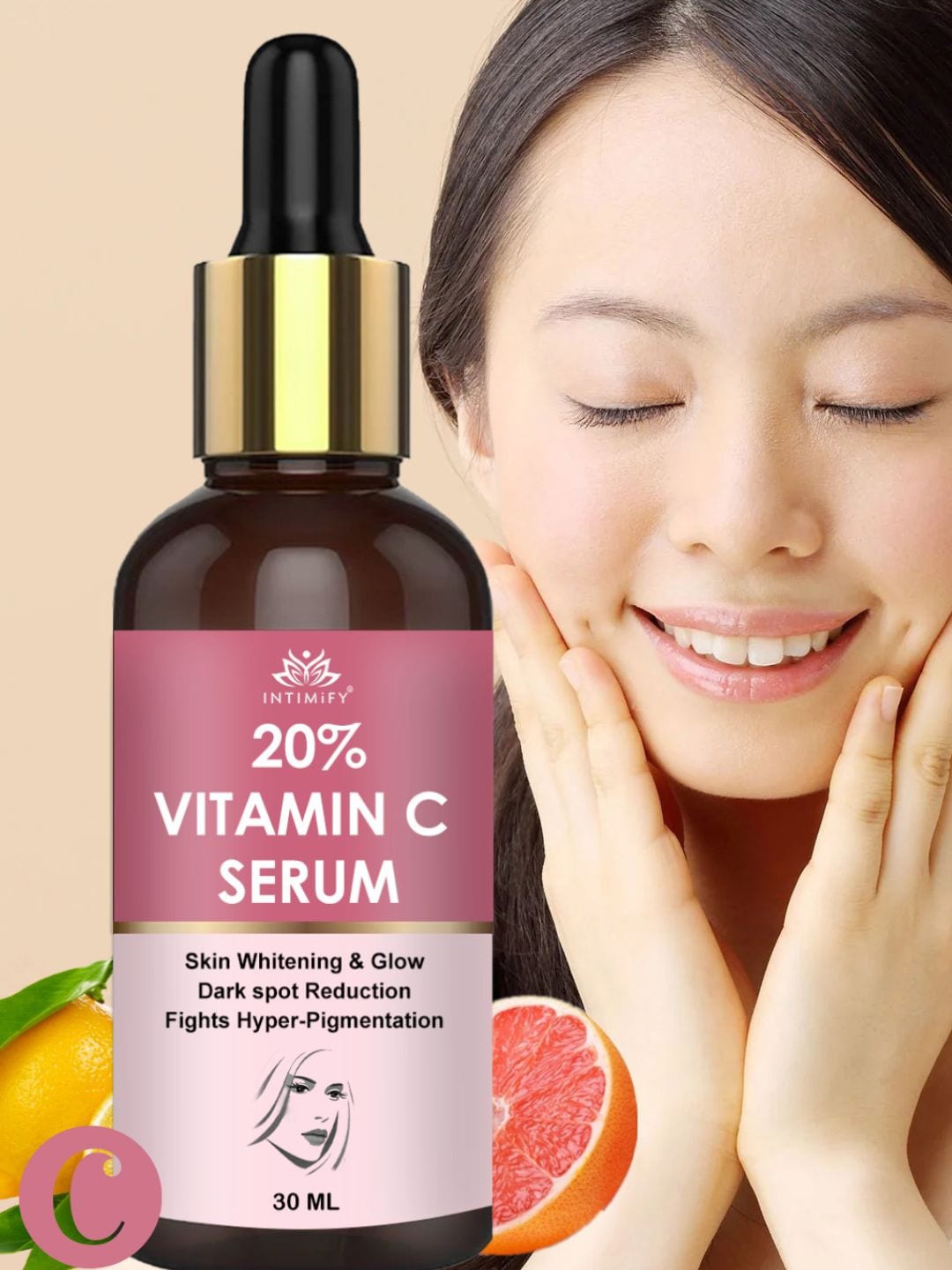 

INTIMIFY 20% Vitamin C Face Serum - 30ml, Mauve