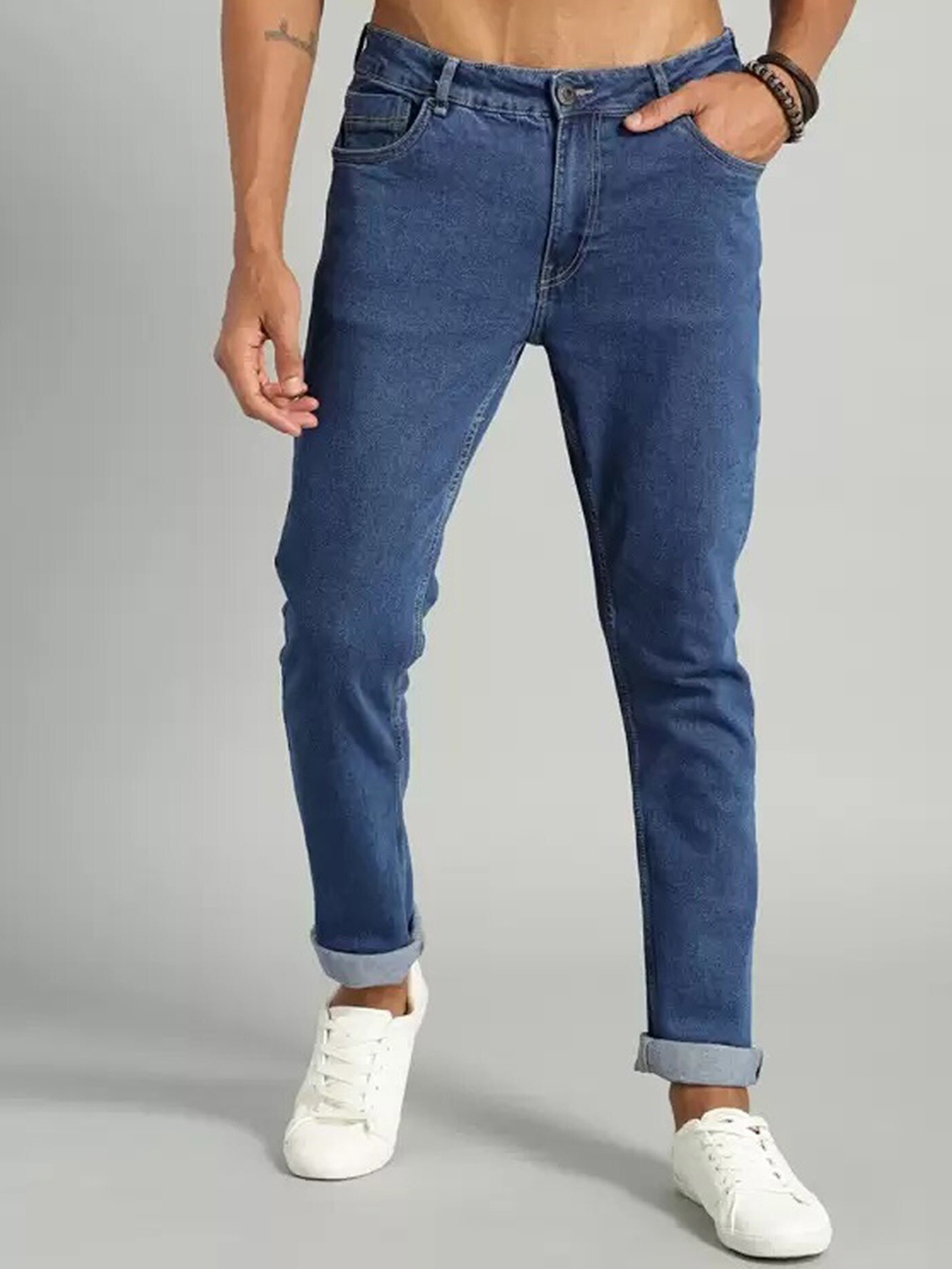 

FUBAR Men Slim Fit Clean Look Jeans, Blue