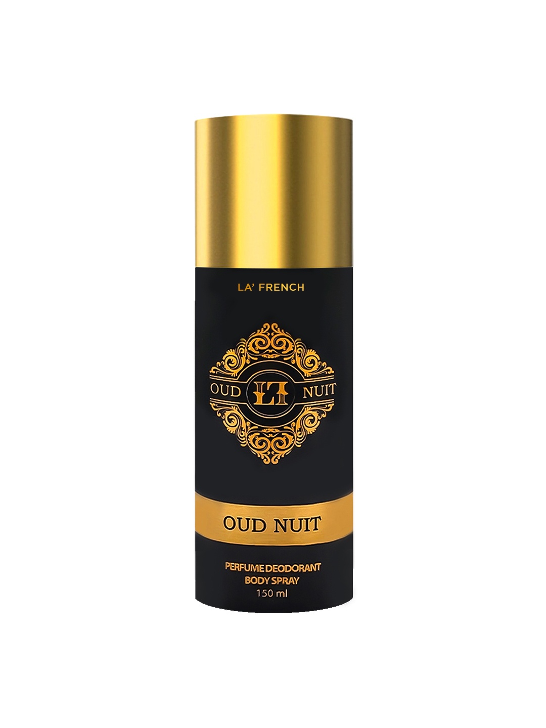 

La French Oud Nuit Perfumed Deodorant Body Spray - 150 ml, Black