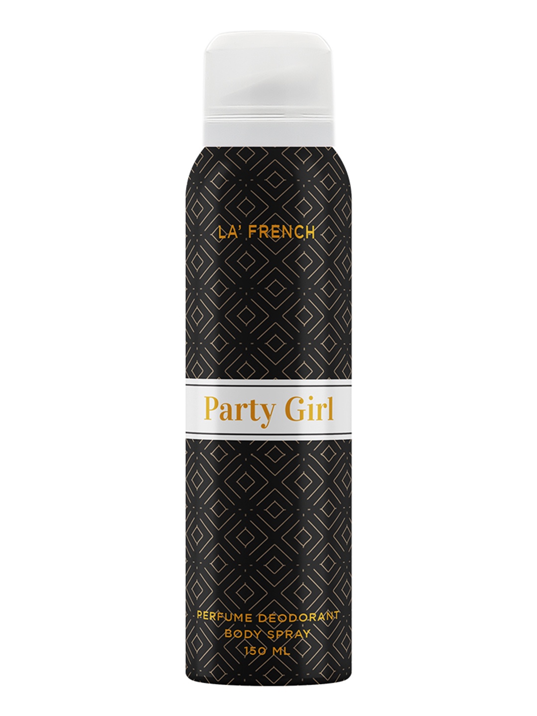 

La French Women Party Girl Perfumed Deodorant Body Spray - 150ml, Black