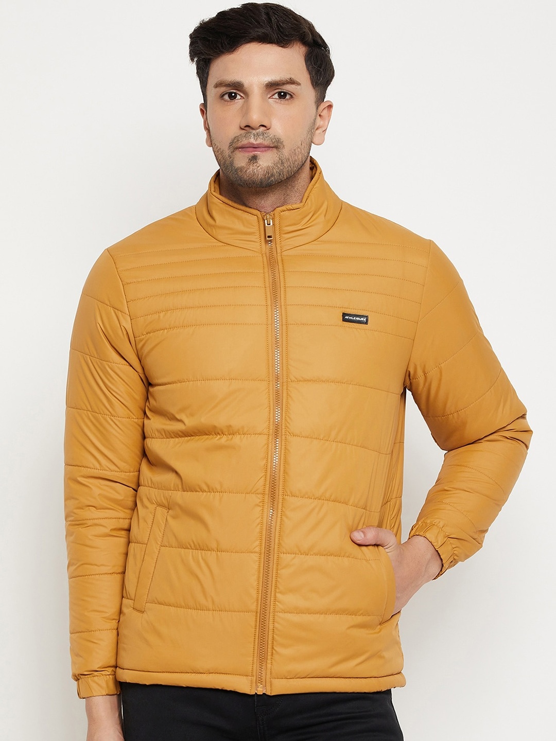 

BETTER THINK Lightweight Puffer Jacket, Mustard
