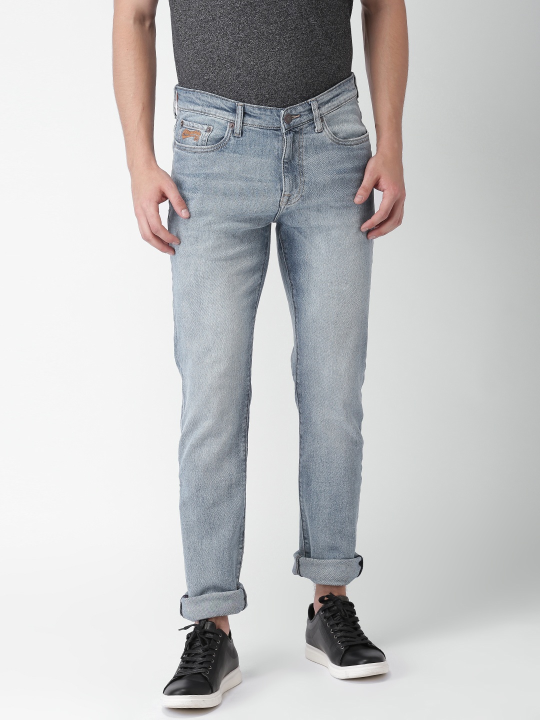 

Aeropostale Men Blue Skinny Fit Mid-Rise Clean Look Stretchable Jeans