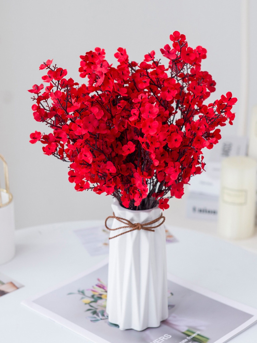 

Homesake Red & Brown Gypsophila Artificial Flowers