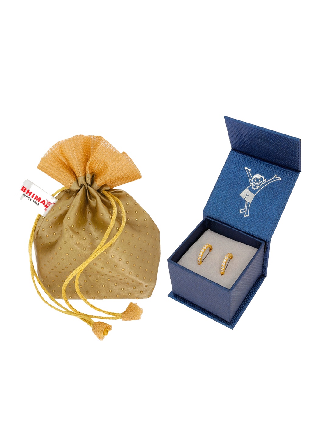 

BHIMA 22KT Gold Earrings- 1.73 gm