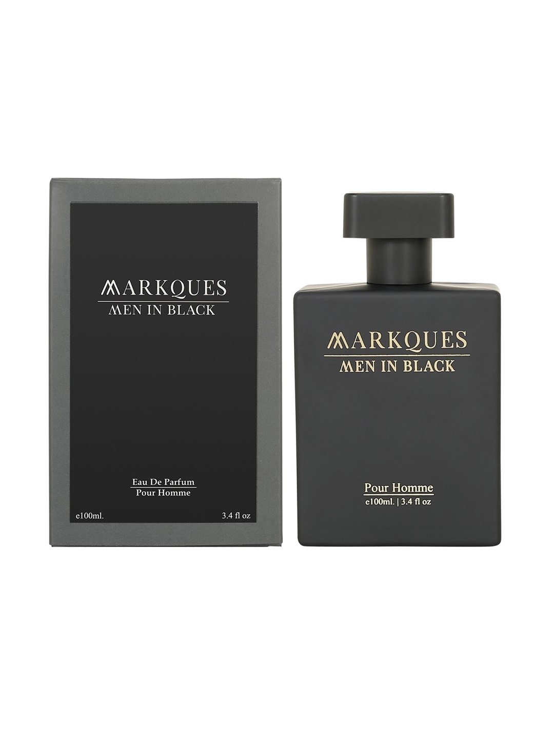 

MARKQUES Men Watch With Perfume Accessory Gift Set, Brown