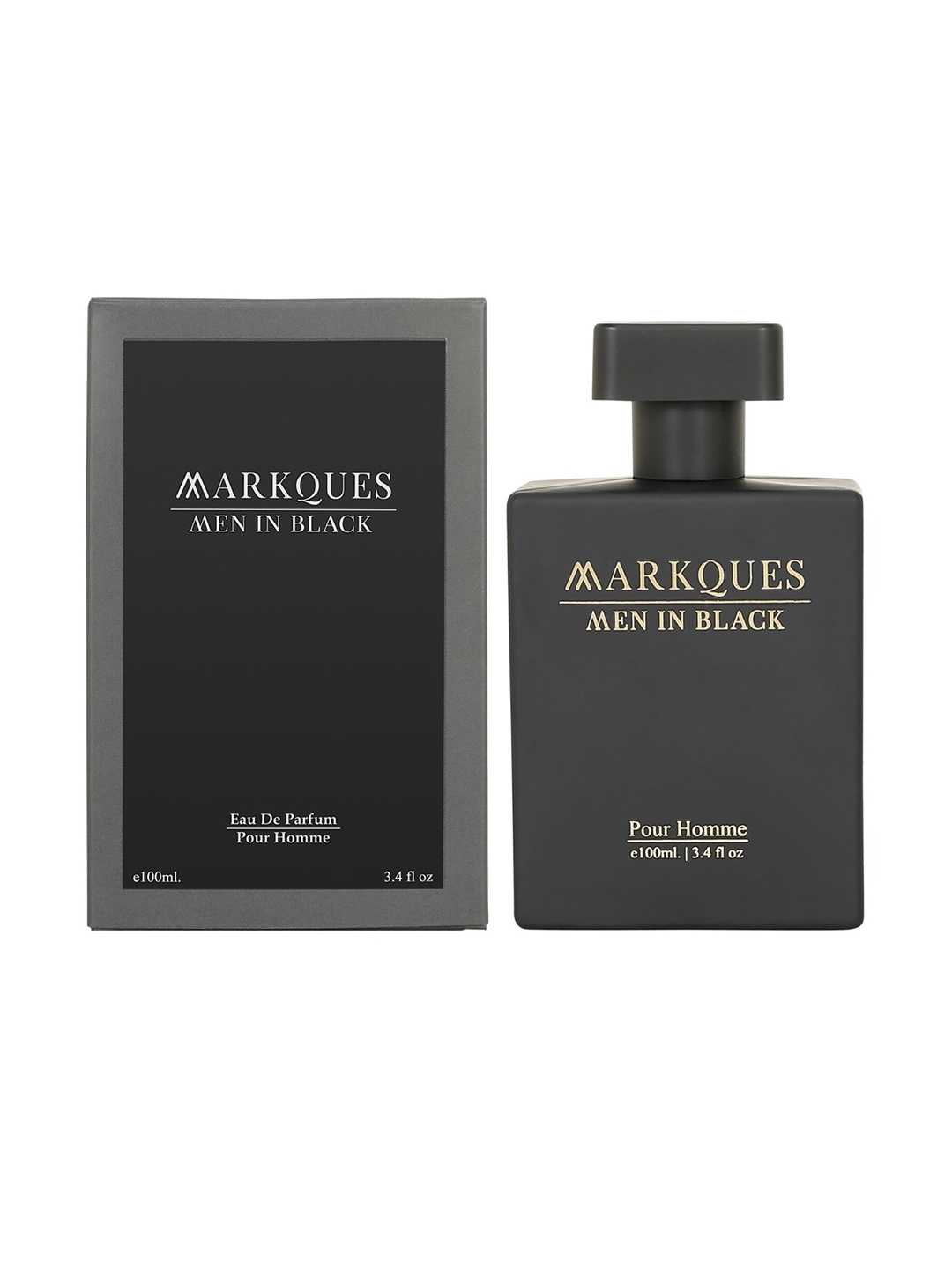 

MARKQUES Men Watch With Perfume Accessory Gift Set, Brown