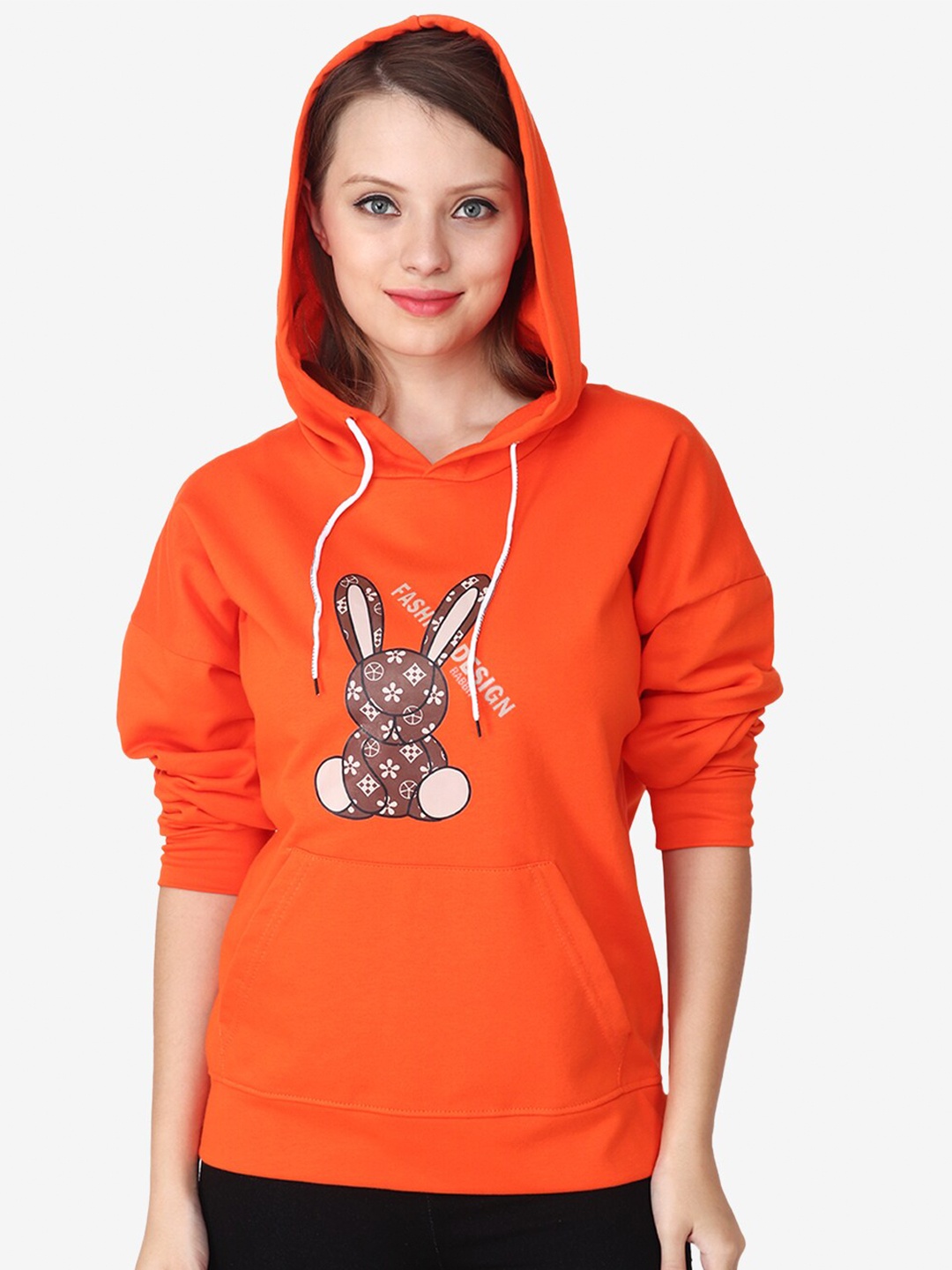 

Steele Printed Hooded Sweatshirt, Orange