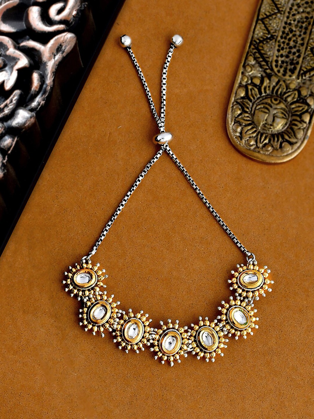 

Voylla Gold-Plated Charm Bracelet