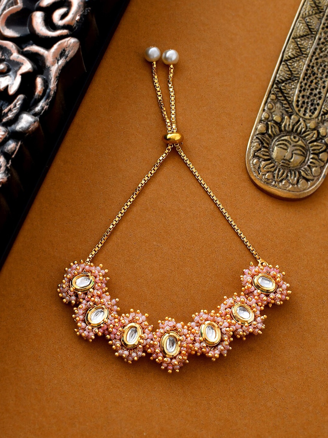 

Voylla Gold-Plated Charm Bracelet