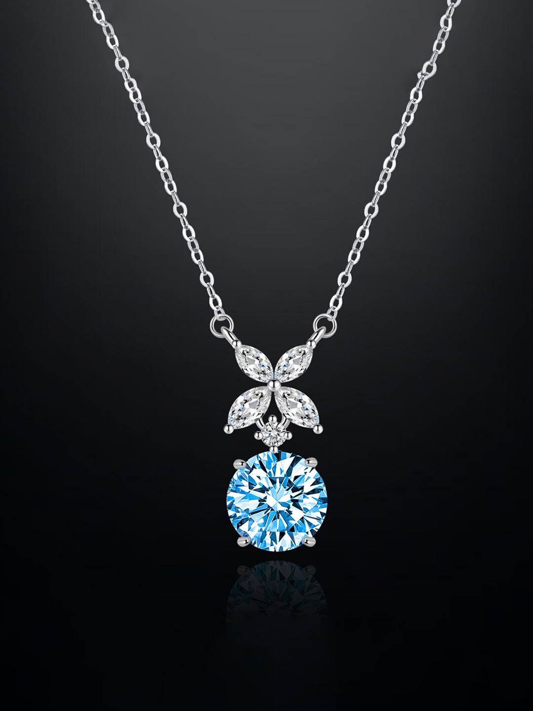 

Designs & You Brass Silver-Plated Necklace