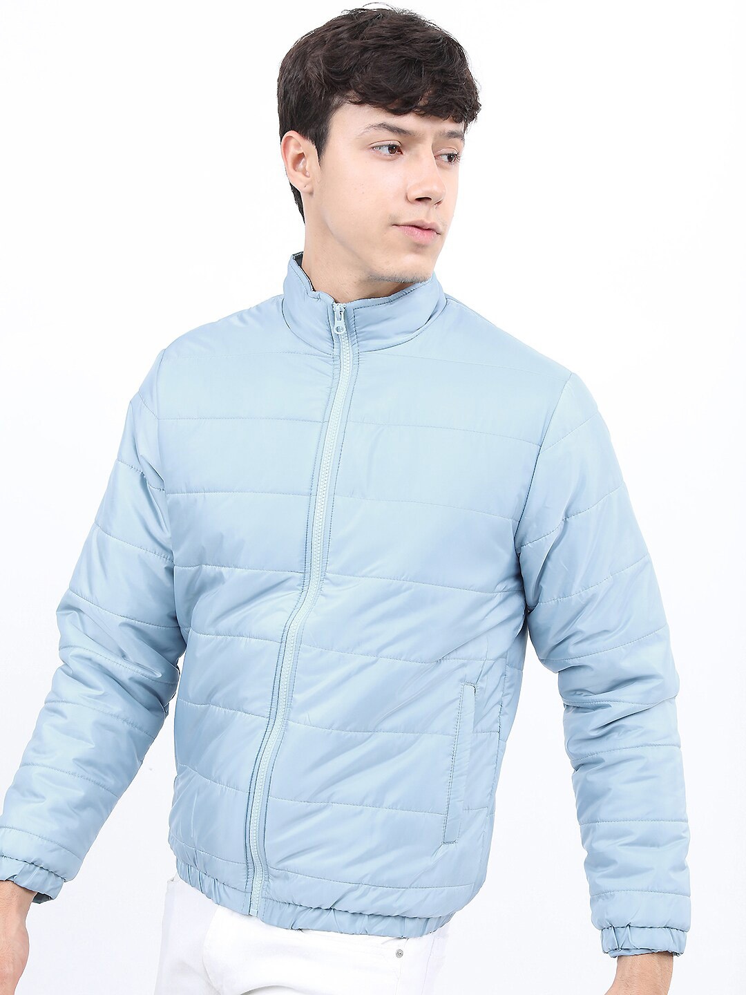 

KETCH Mock Collar Padded Jacket, Blue