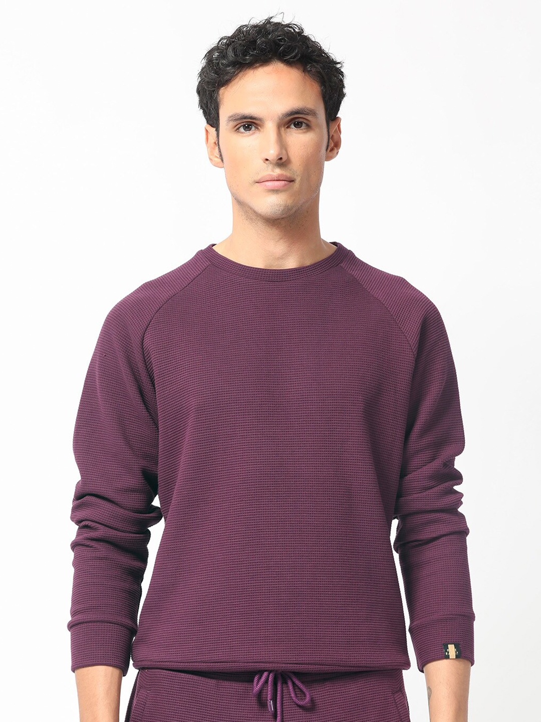

RARE RABBIT Men Sven Sweatshirt, Purple