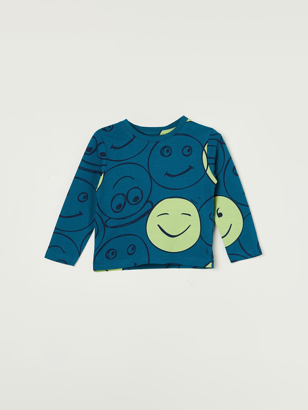 

Juniors by Lifestyle Boys Conversational Printed Cotton T-shirt, Teal