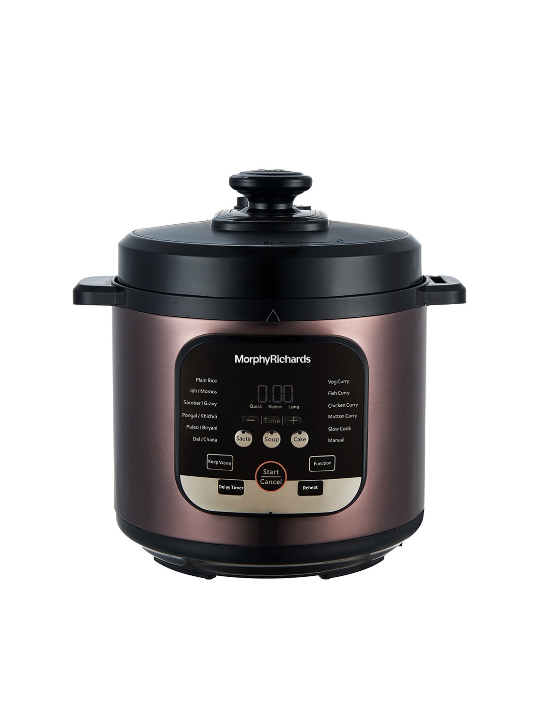 

Morphy Richards Brown Stainless Steel Electric Pressure Cookers-6L