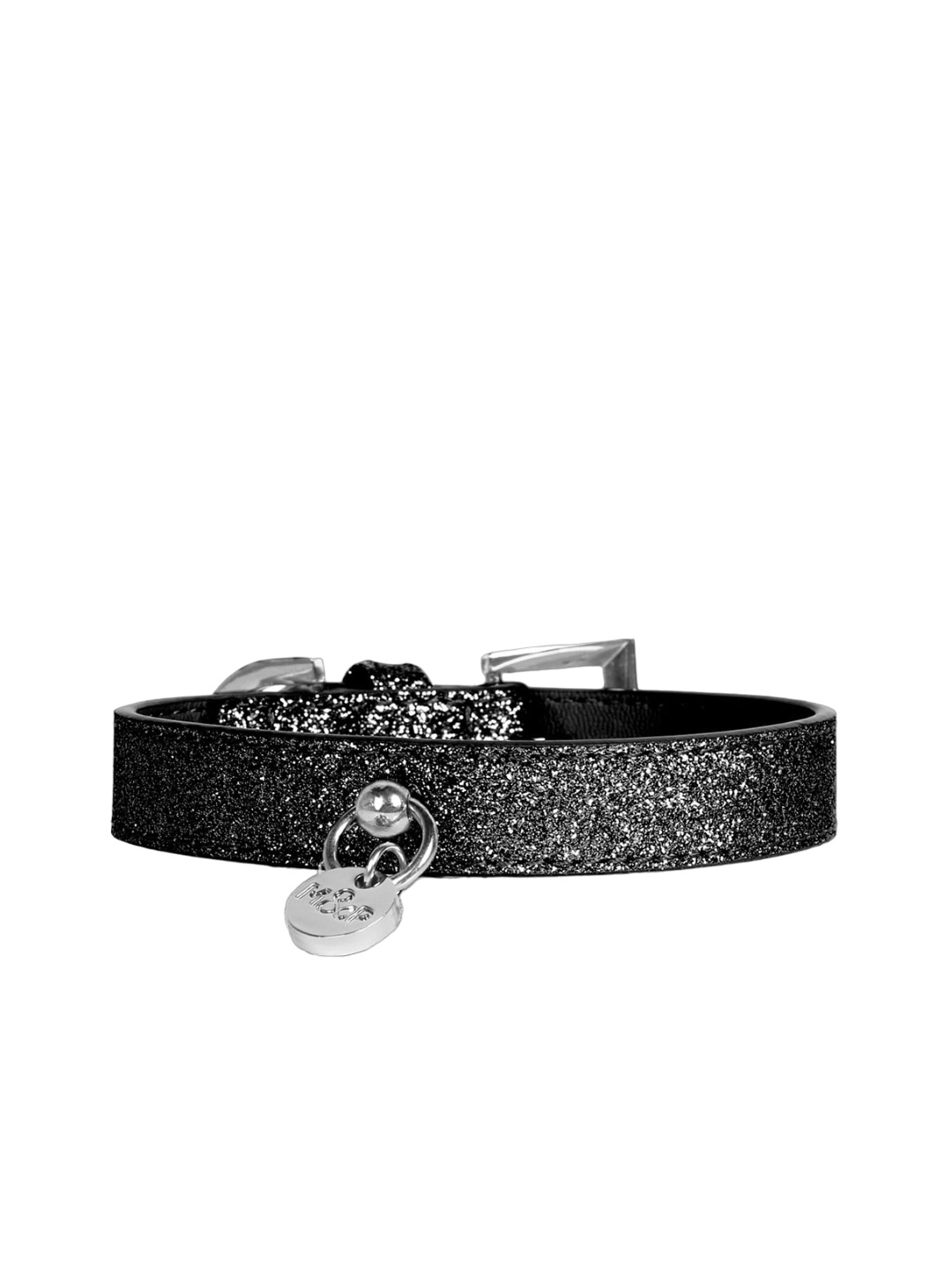 

Milk & Pepper Printed Dog Collar, Black