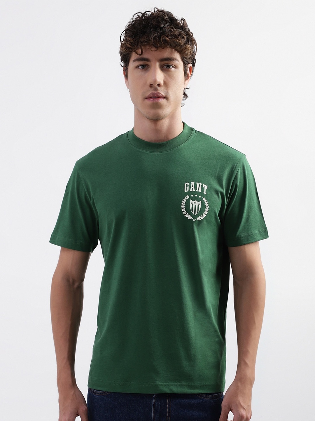 

GANT Pure Cotton Relaxed Fit T-shirt, Green