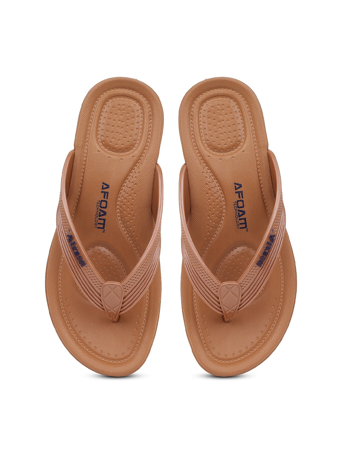 

Airson Women Self Design Thong Flip-Flops, Tan