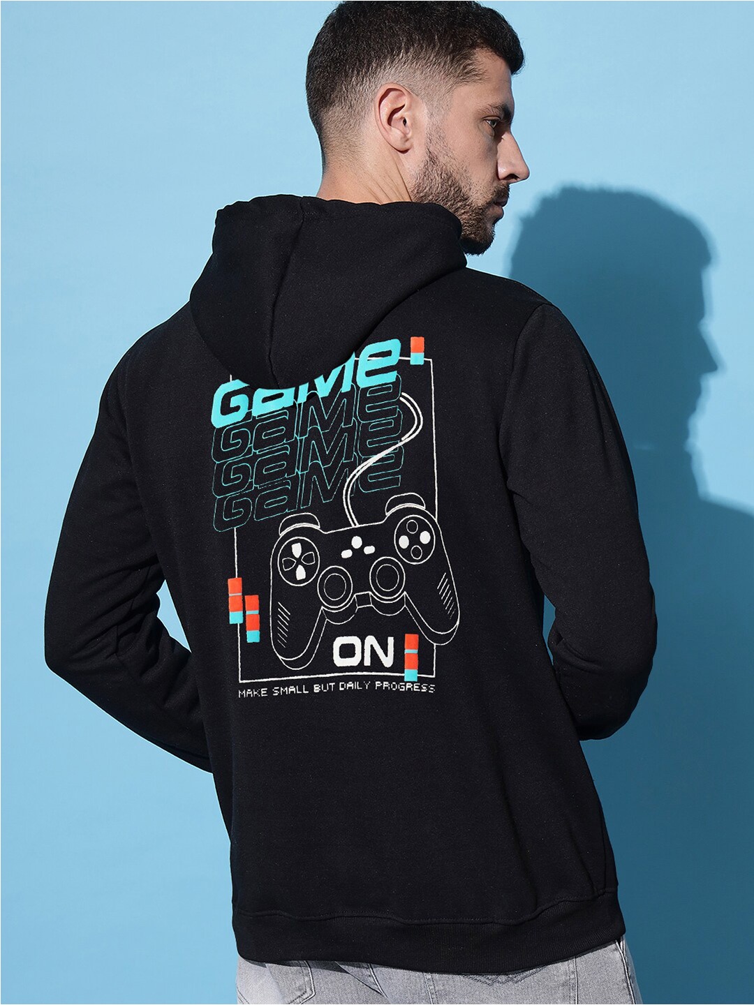 

Imsa Moda Graphic Printed Pullover, Black