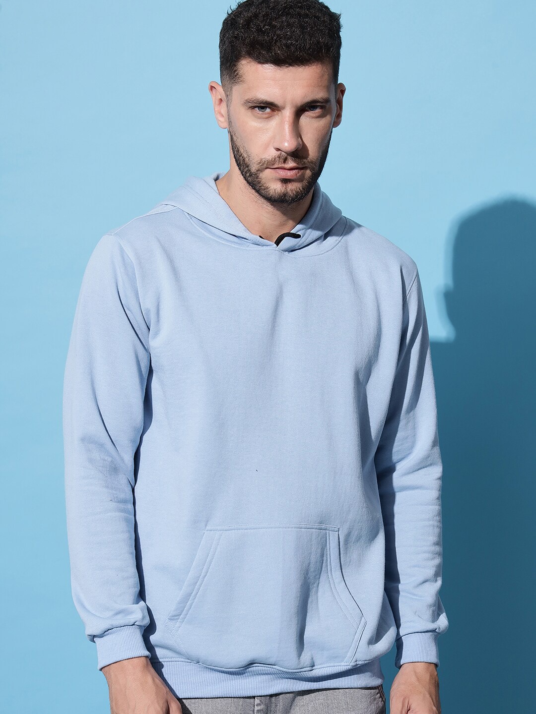 

Imsa Moda Men Blue Hooded Sweatshirt