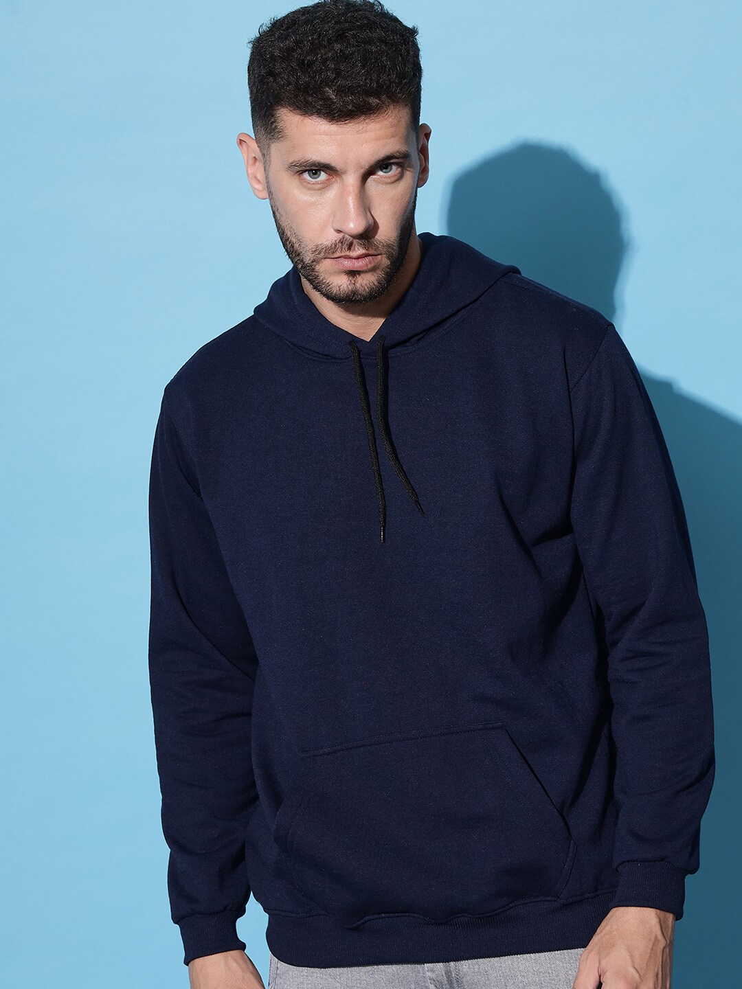 

Imsa Moda Hooded Fleece Sweatshirt, Navy blue