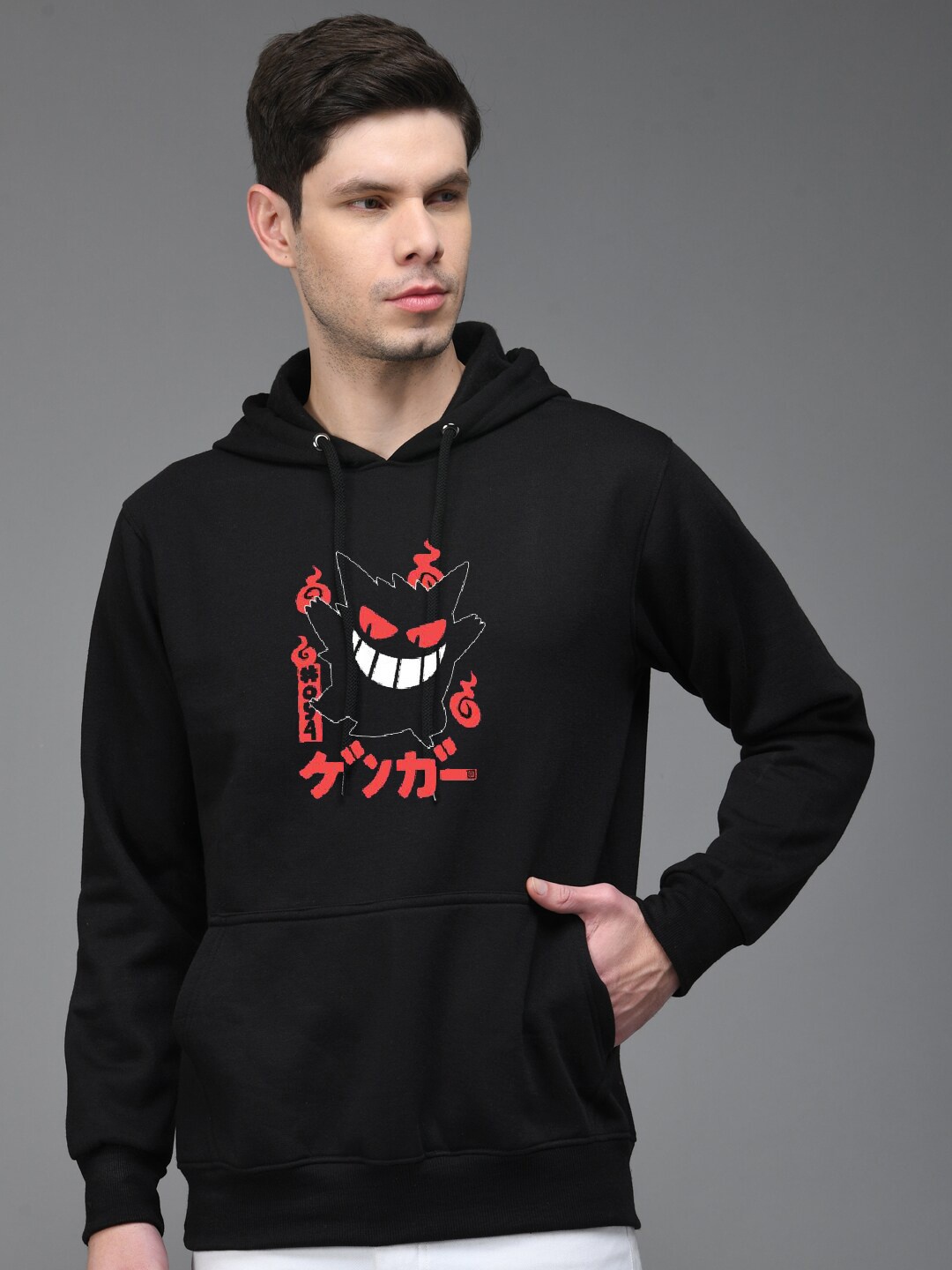 

The Modern Soul Printed Hooded Sweatshirt, Black