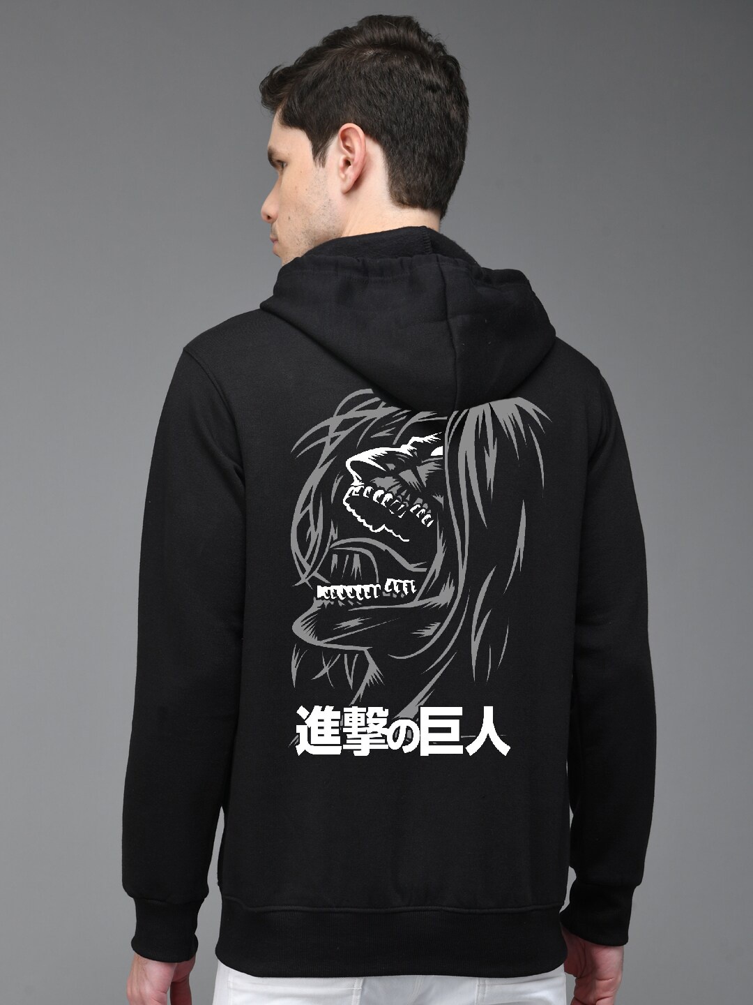 

The Modern Soul Graphic Printed Hooded Sweatshirt, Black