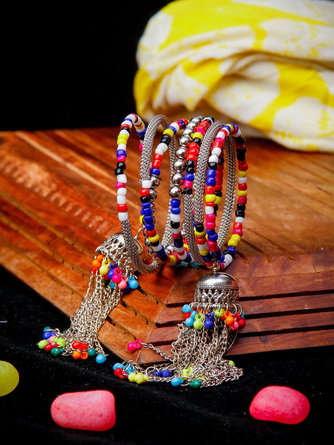 

Rang Gali Silver-Plated Bangle-Style Bracelet