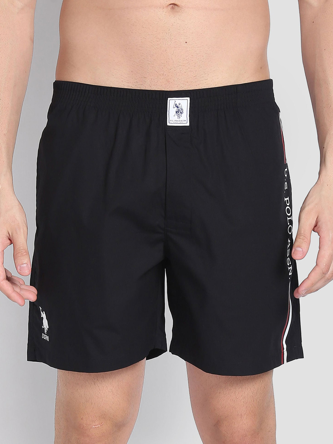 

U.S. Polo Assn. Pure Cotton IYAX Boxers IYAX-002-PL, Black