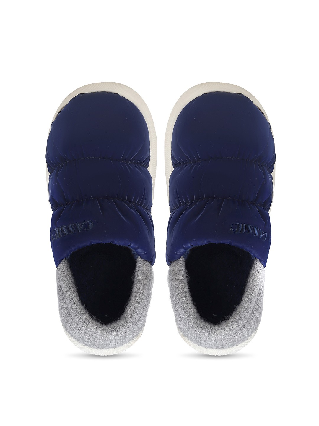 

CASSIEY Women Winter Warm Fur Room Slippers, Navy blue