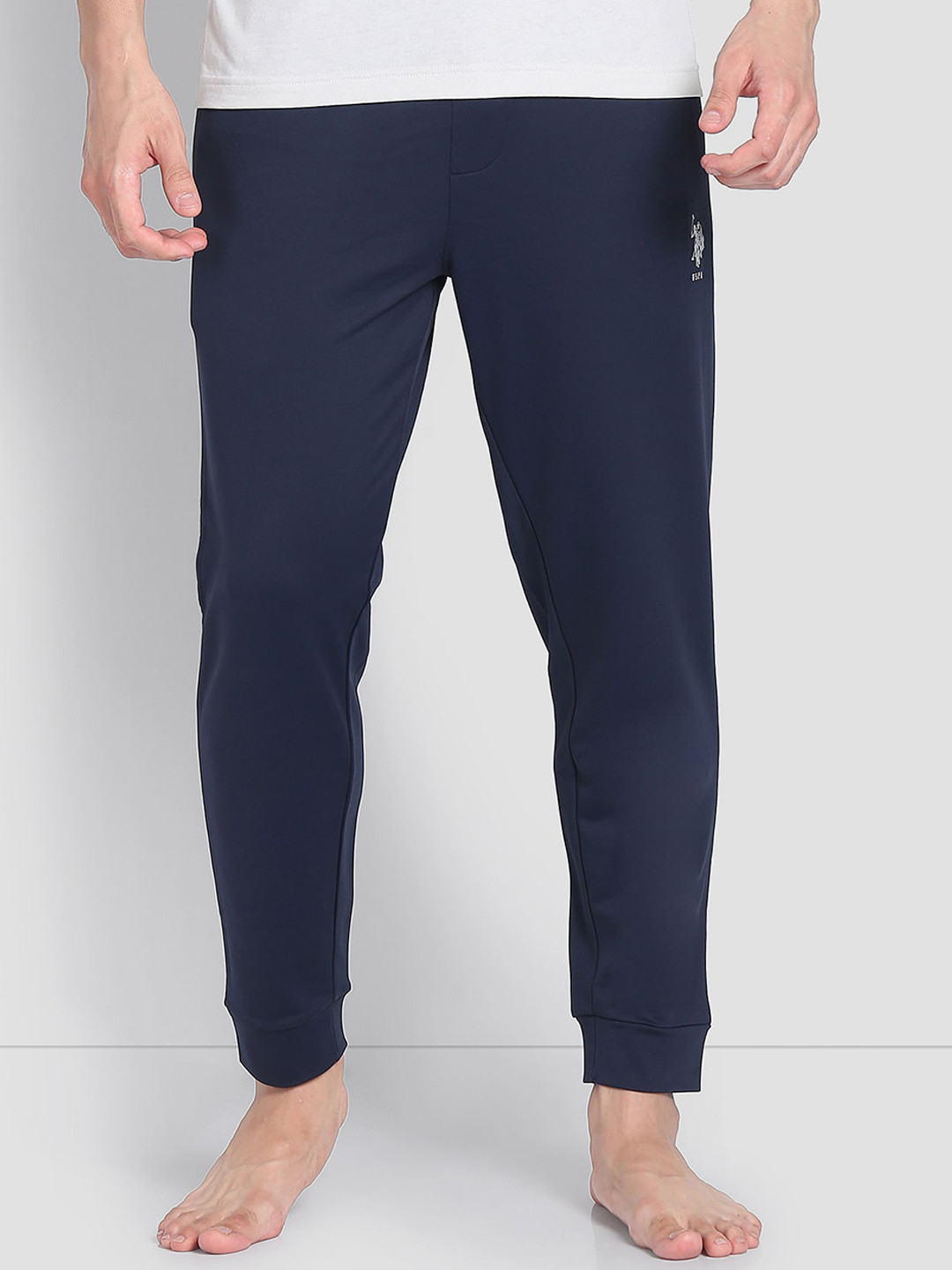 

U.S. Polo Assn. Men High Stretch Active Lounge Joggers, Navy blue
