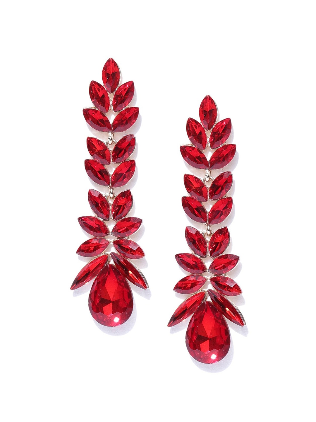 

DressBerry Gold-Plated Contemporary Drop Earrings