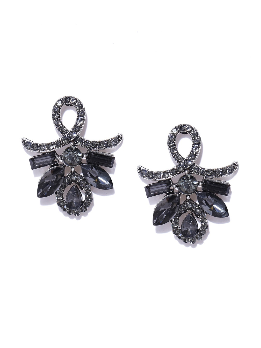 

DressBerry Silver-Plated Contemporary Studs Earrings