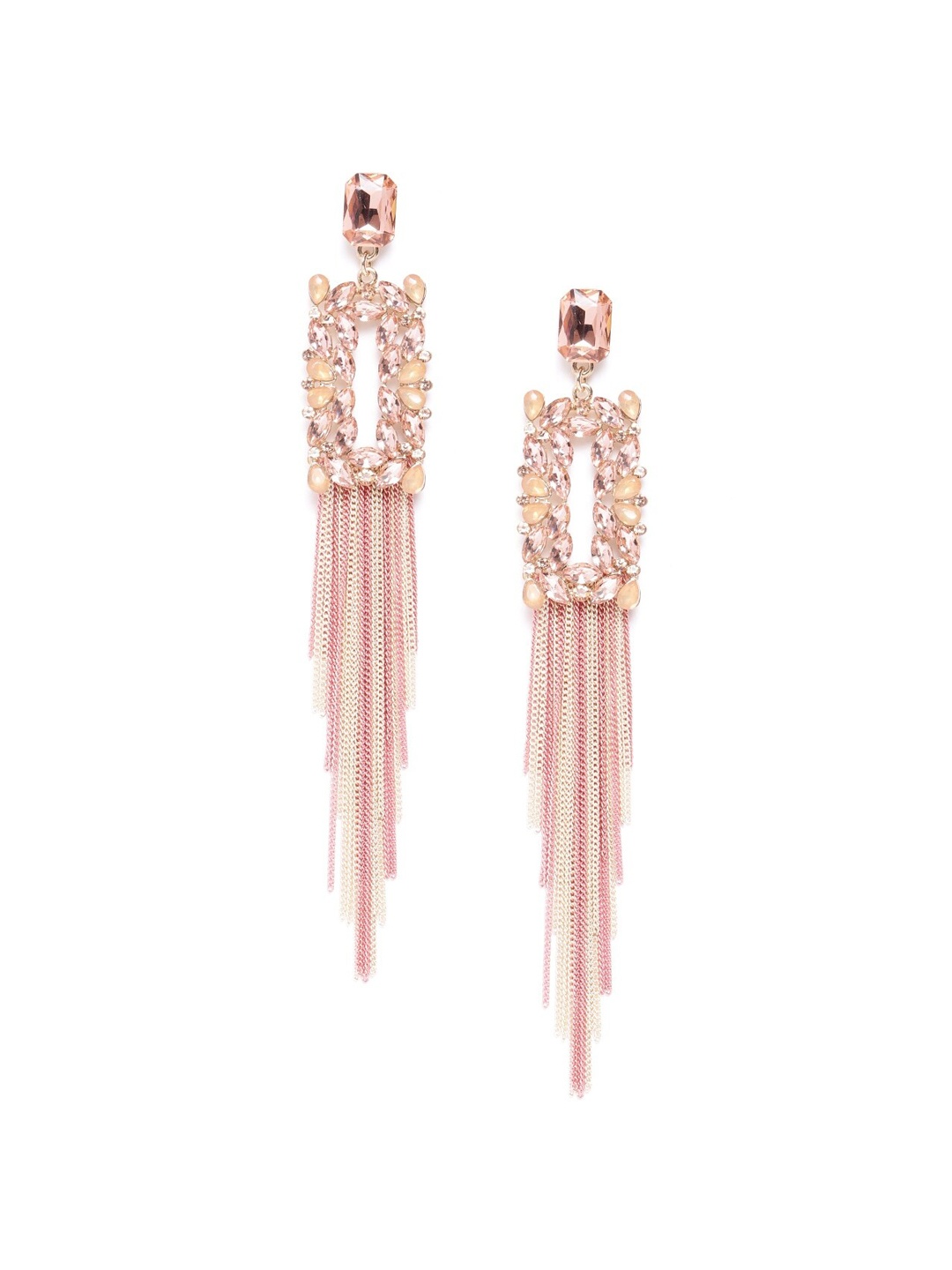 

DressBerry Gold-Plated Contemporary Drop Earrings
